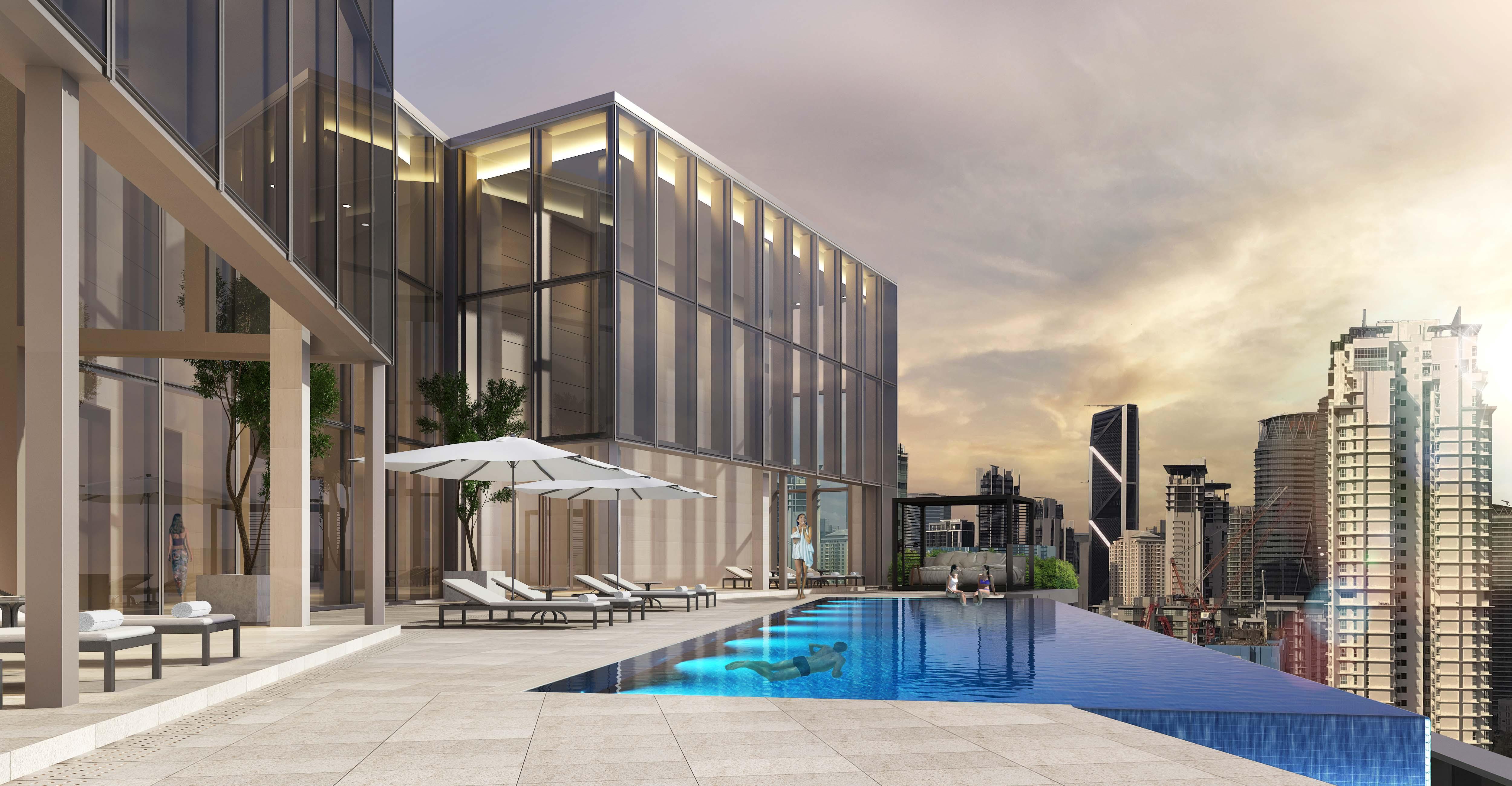 Pavilion Hotel Kuala Lumpur Managed By Banyan Tree Exterior foto The pool at the 101